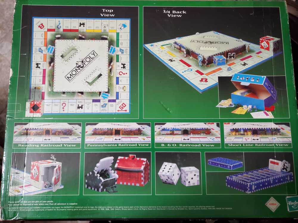 Monopoly - Hasbro puzzle collectible [Barcode 076930410622] - Main Image 2