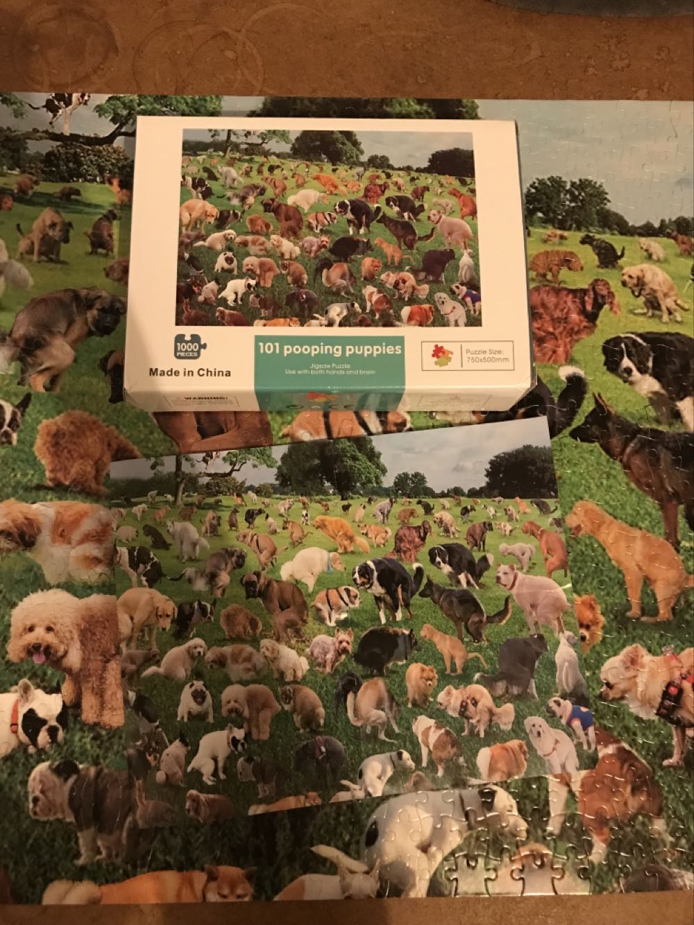 101 Pooping Puppies - Fun Wares puzzle collectible [Barcode 810025792138] - Main Image 3