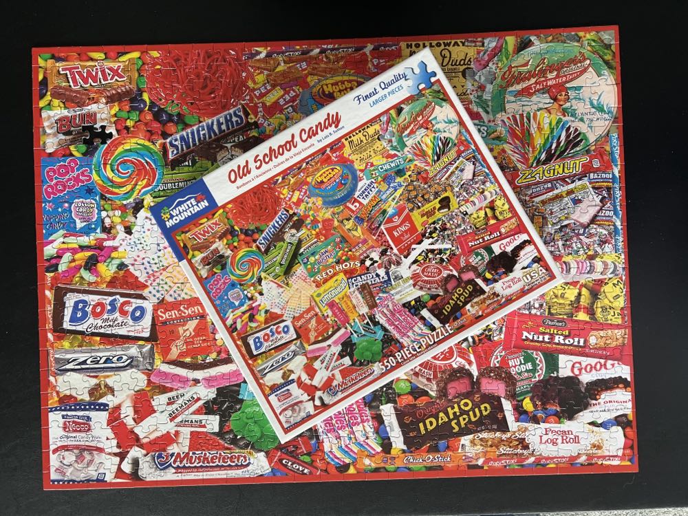 Old School Candy - White Mountain puzzle collectible [Barcode 724819264124] - Main Image 3