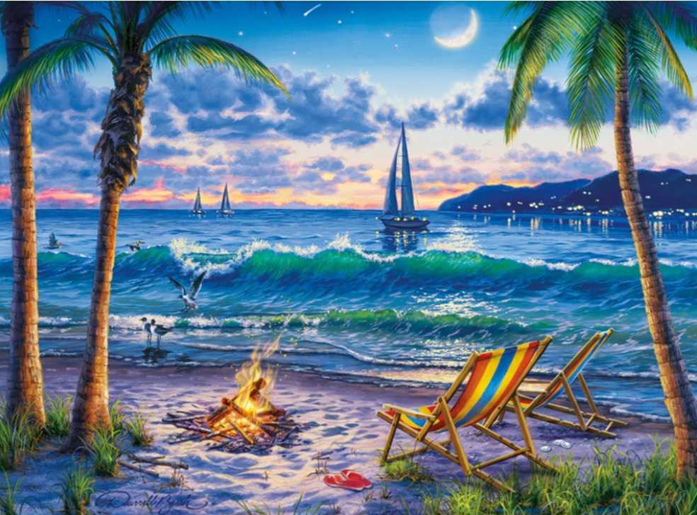 Coastal Twilight - Buffalo Games puzzle collectible [Barcode 079346112425] - Main Image 2