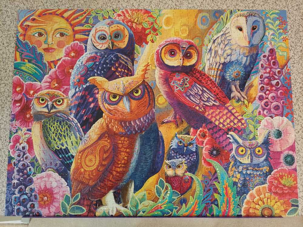 Owl Autonomy ✅❤️ - Buffalo Games puzzle collectible - Main Image 2