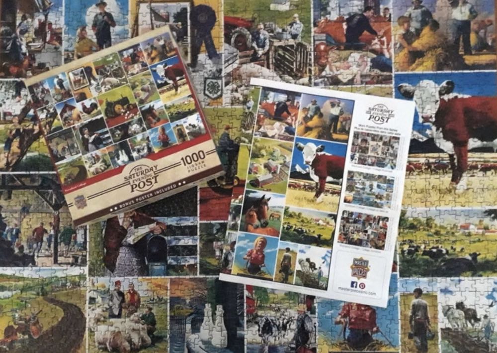 Farmland Collage - MasterPieces puzzle collectible [Barcode 705988718083] - Main Image 2