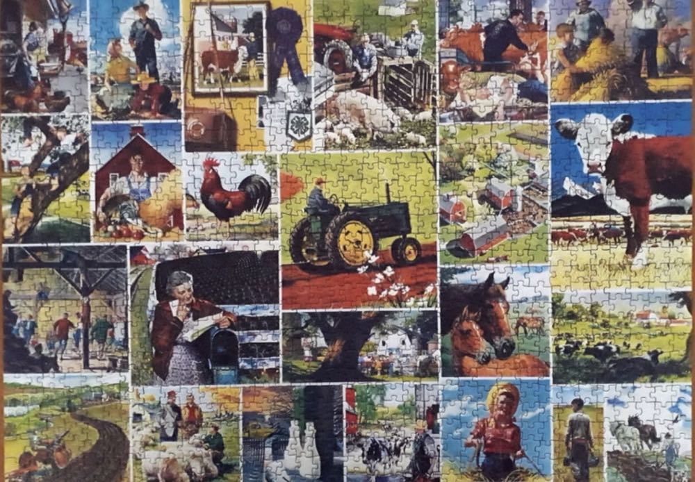 Farmland Collage - MasterPieces puzzle collectible [Barcode 705988718083] - Main Image 3