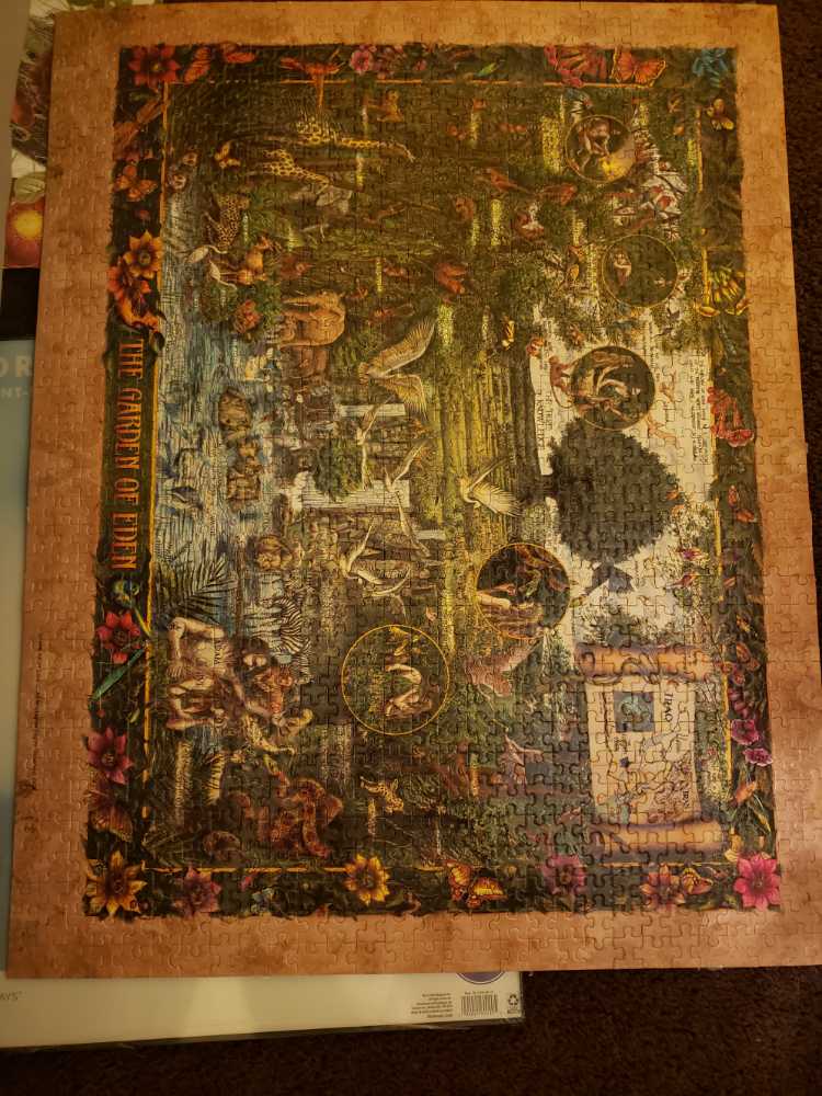 Buried Blueprints The Garden Of Eden - Bepuzzled puzzle collectible [Barcode 023332400096] - Main Image 2