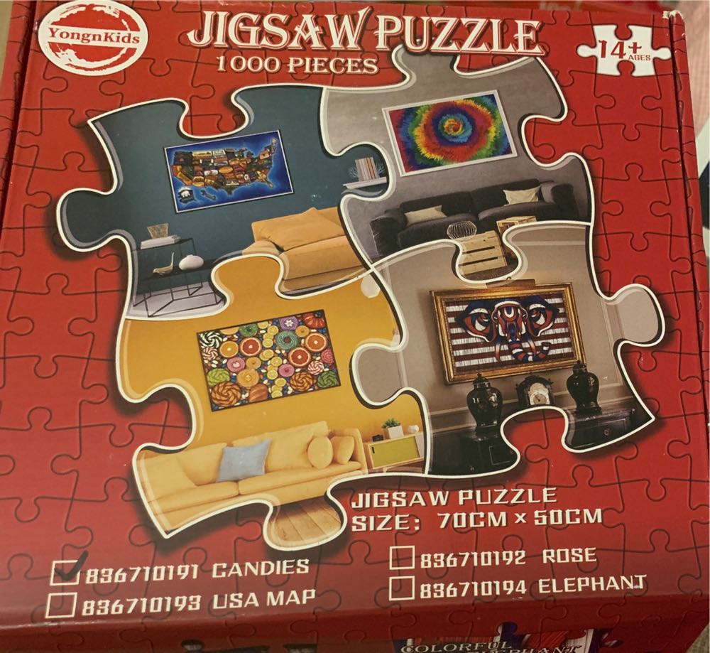 Candies - Colourful Elephant puzzle collectible - Main Image 2