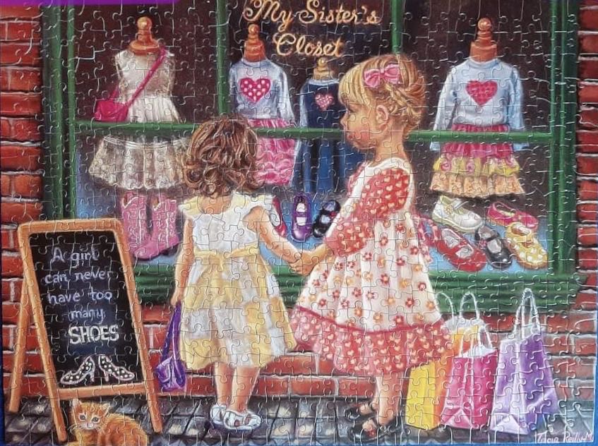 My Sister’s Closet - From Nannie 🐝 - SunsOut puzzle collectible [Barcode 796780358584] - Main Image 3