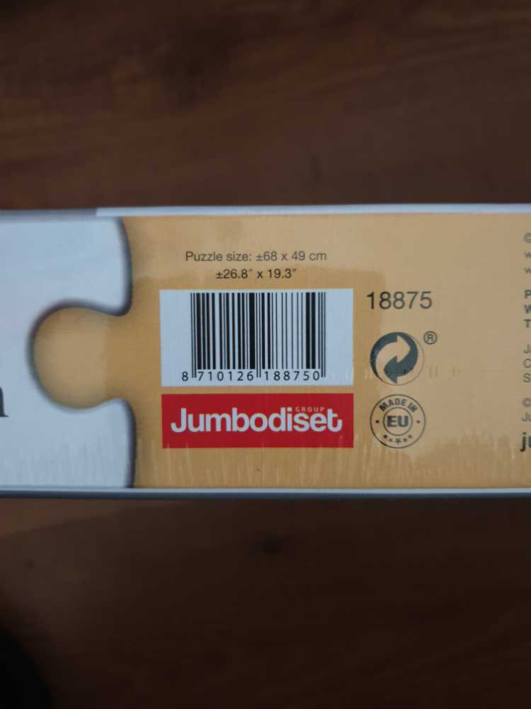 Winnie The Pooh 95th Anniversary - Jumbo puzzle collectible [Barcode 8710126188750] - Main Image 2