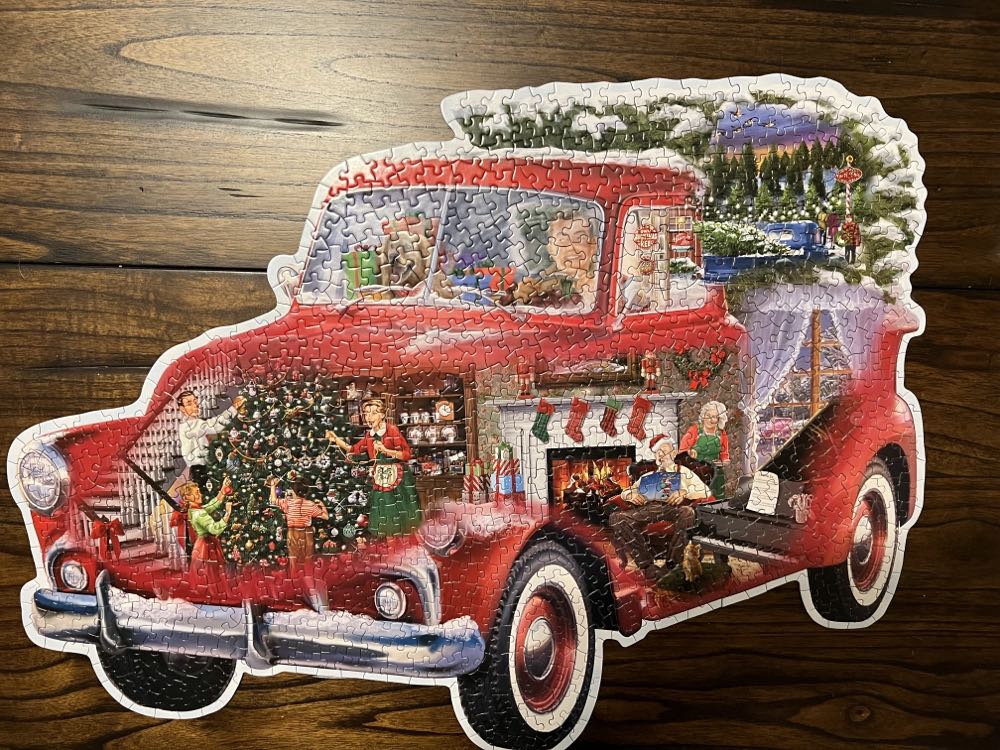 Christmas Truck *M1 *T/S - Bits And Pieces puzzle collectible [Barcode 192949055620] - Main Image 2
