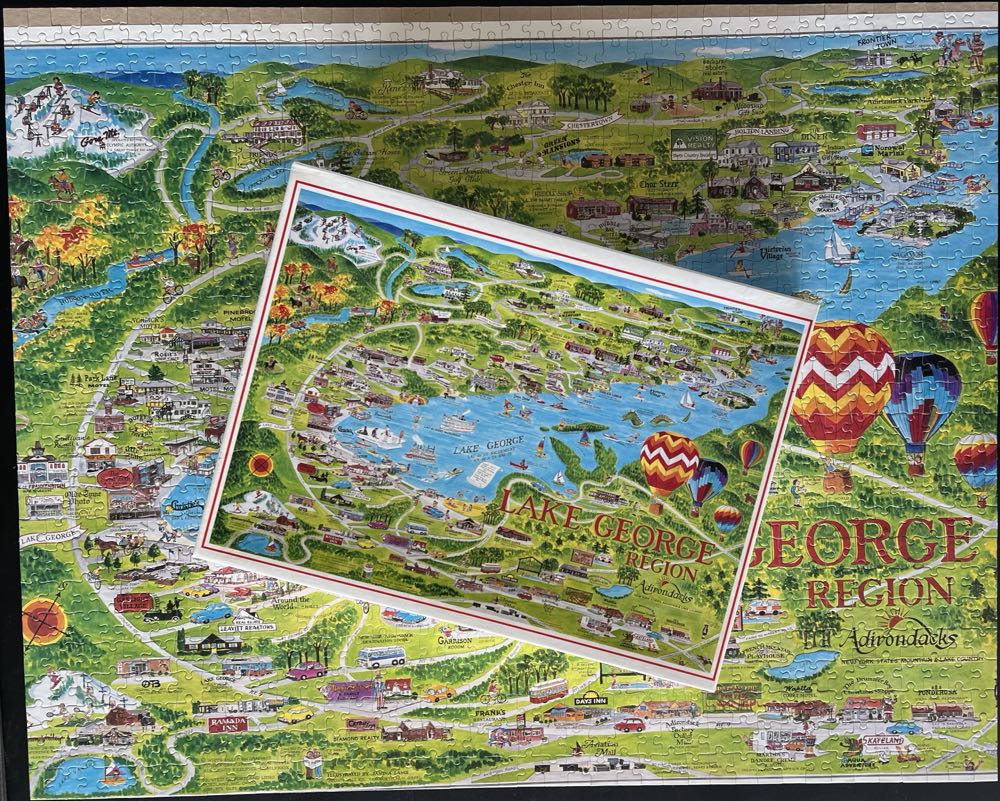 Lake George, New York - White Mountain Puzzles puzzle collectible - Main Image 4