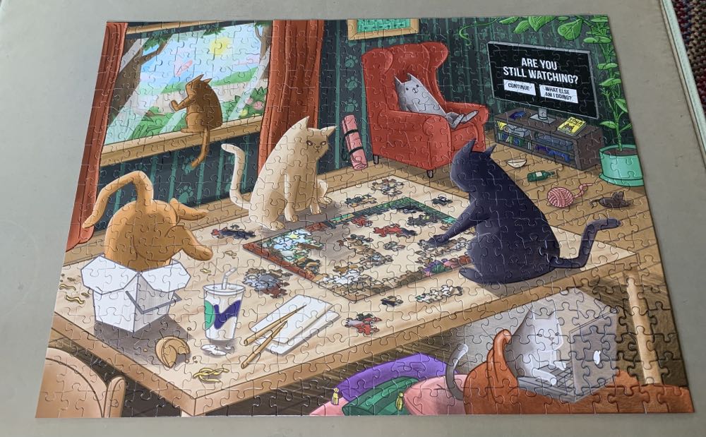 Cats In Quarantine - Exploding Kittens puzzle collectible [Barcode 810083040080] - Main Image 2