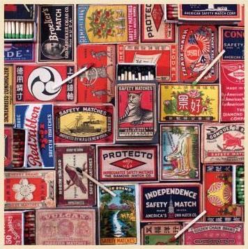 Vintage Matchboxes - 244, 8/29/22 - Galison puzzle collectible - Main Image 2