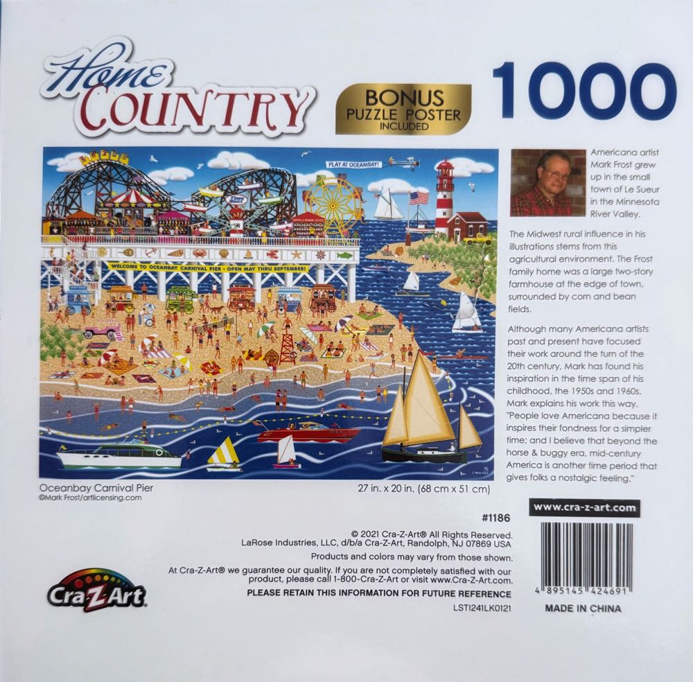 Oceanbay Carnival Pier*^ - Cra-Z-Art puzzle collectible [Barcode 4895145424691] - Main Image 3
