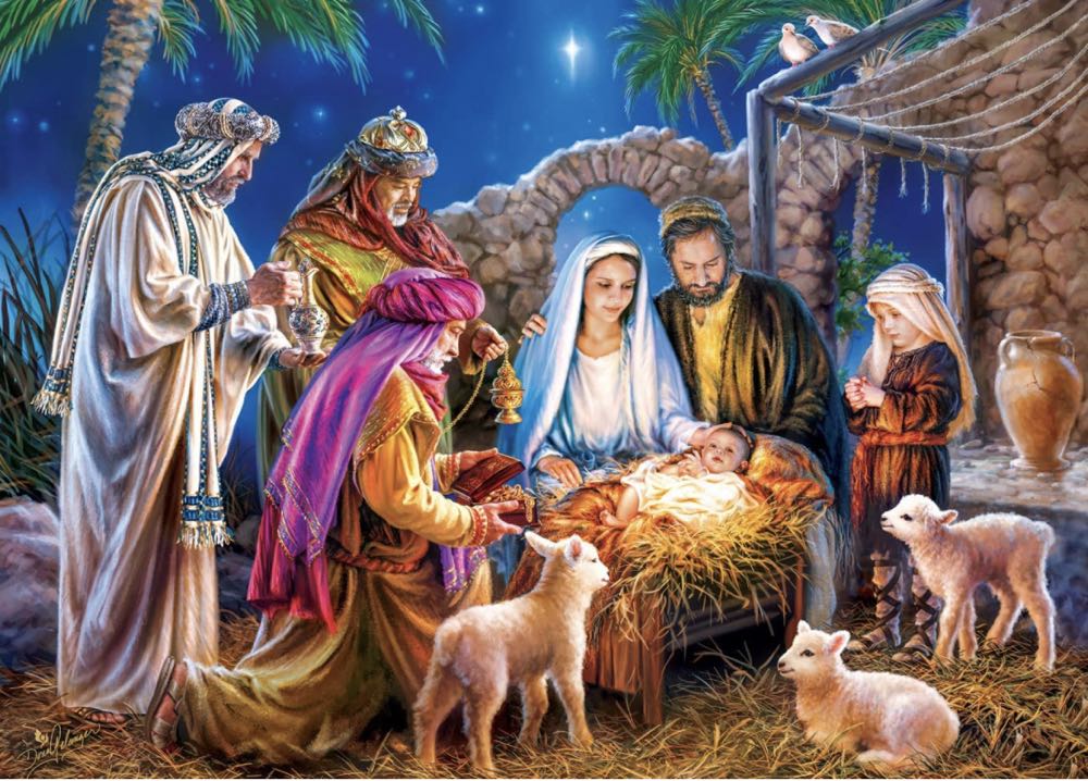 Season’s Greetings : A Child is Born 🆕 - MasterPieces puzzle collectible - Main Image 2