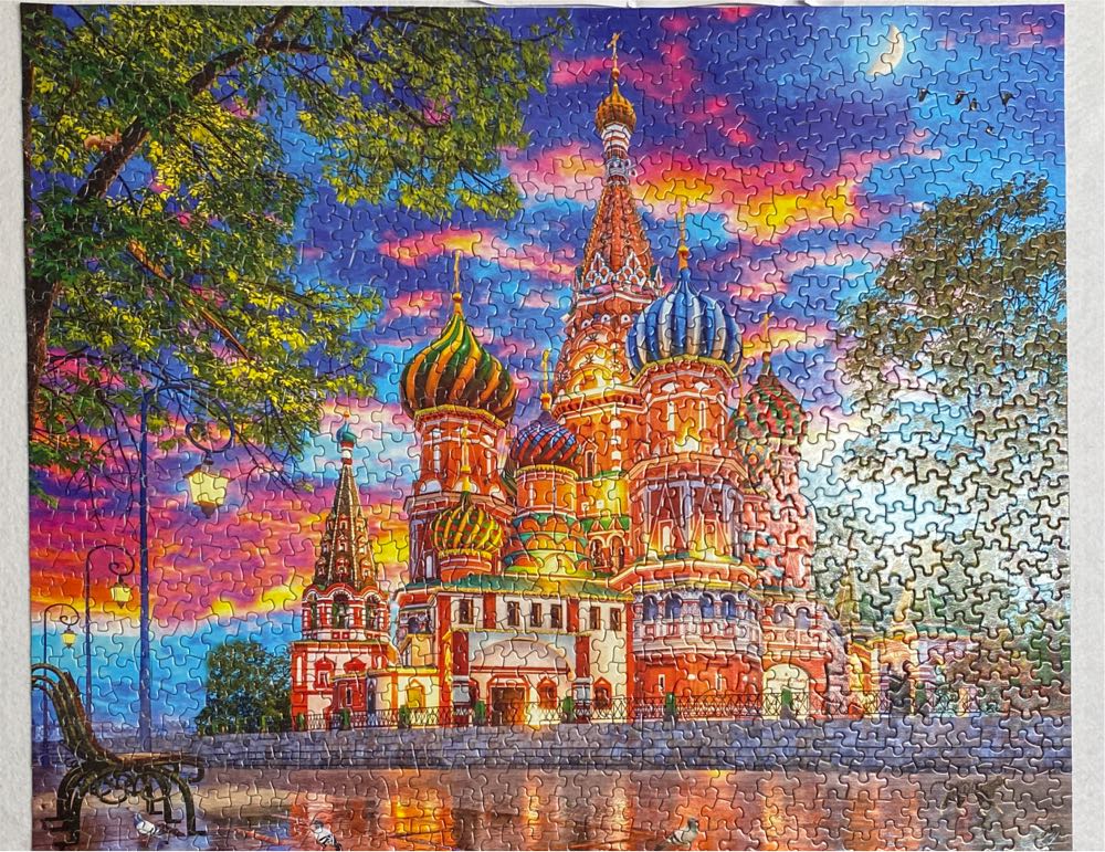 Sunset at St. Basil’s 💎 - Springbok puzzle collectible [Barcode 091683110322] - Main Image 3
