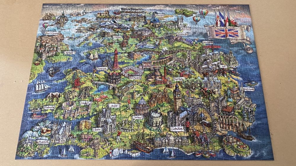Beautiful Britain - Gibsons puzzle collectible [Barcode 5012269070804] - Main Image 3