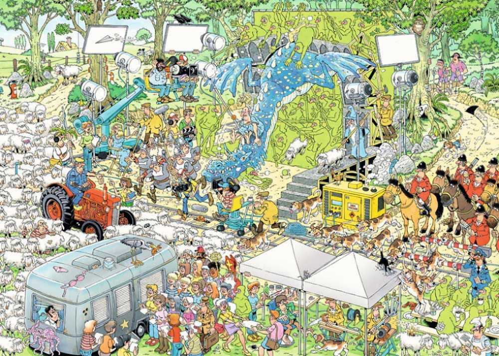 The Film Set - Jumbo puzzle collectible [Barcode 8710126200476] - Main Image 3