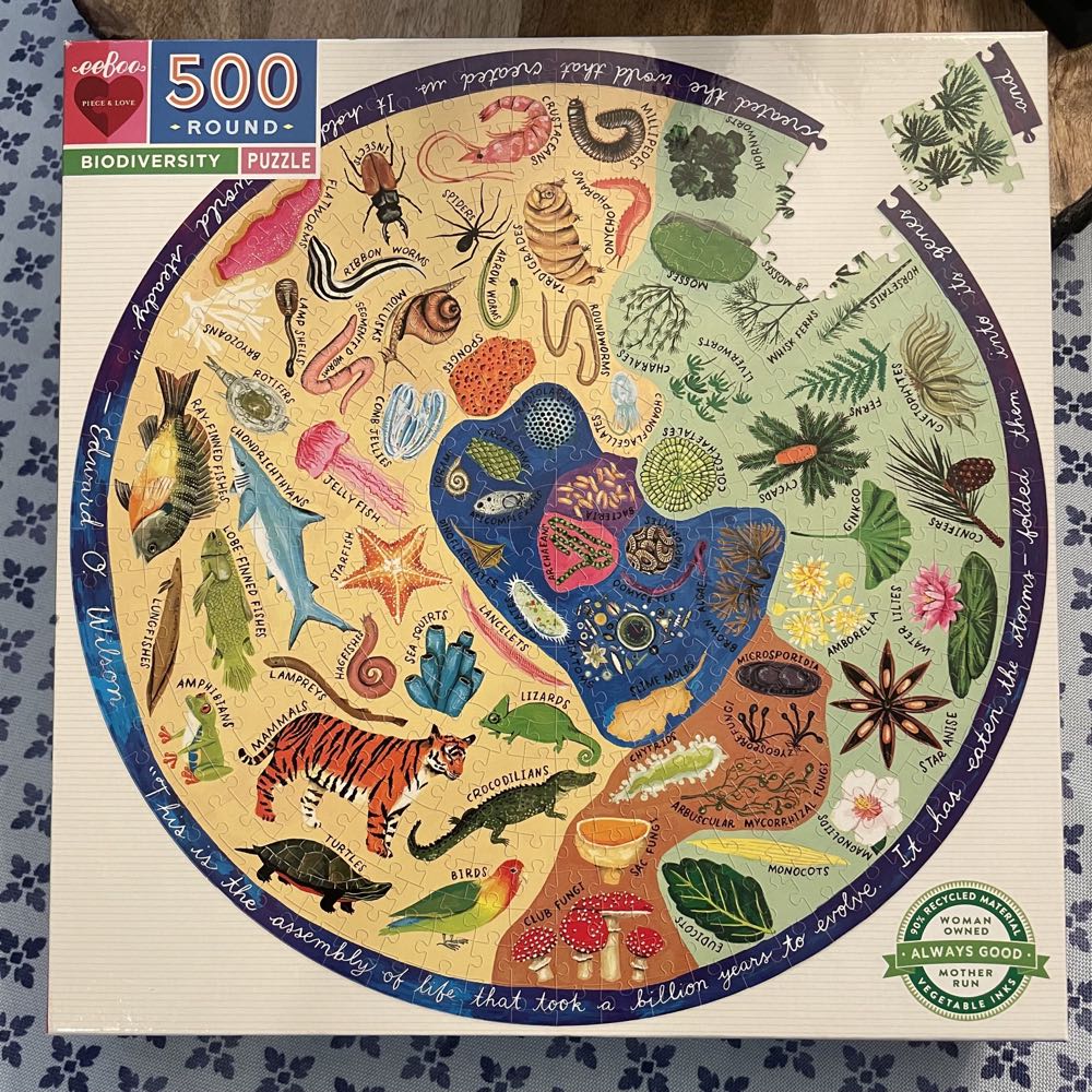 Biodiversity - Eeboo puzzle collectible [Barcode 689196507274] - Main Image 2