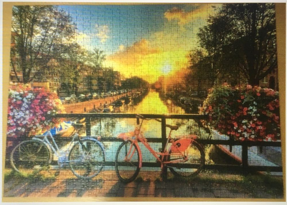 Fahrräder in Amsterdam Puzzle - Ravensburger puzzle collectible - Main Image 2