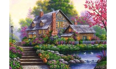 Romantisches Cottage - Ravensburger puzzle collectible - Main Image 2