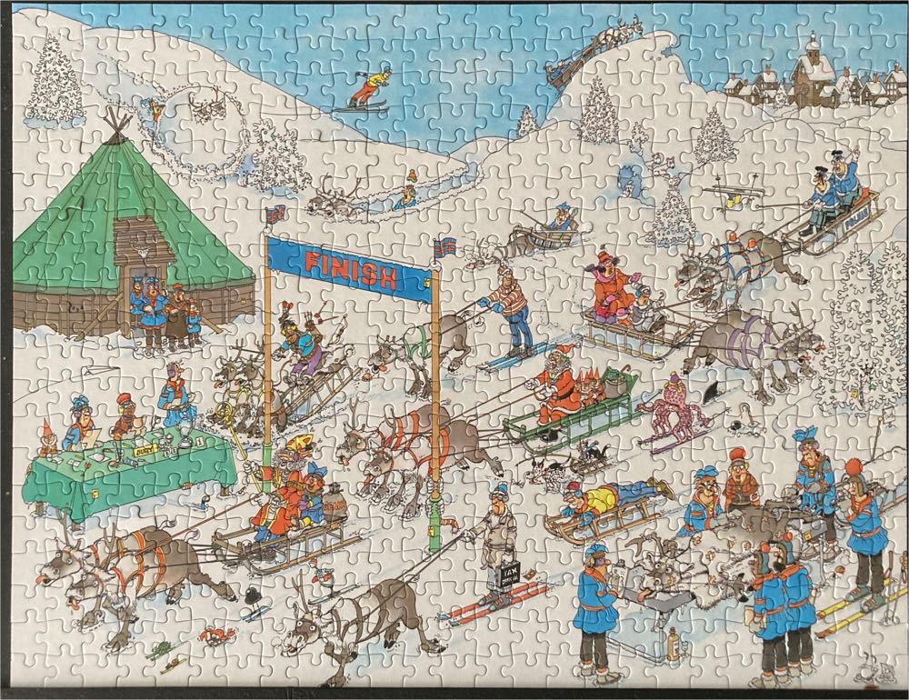 Rendier Race  - Jumbo puzzle collectible [Barcode 8710126200513] - Main Image 2