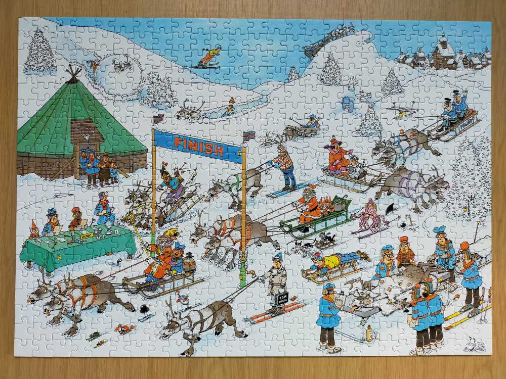 Rendier Race  - Jumbo puzzle collectible [Barcode 8710126200513] - Main Image 3