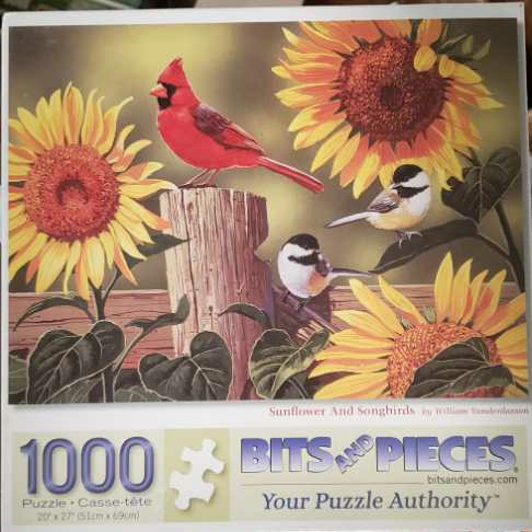 Sunflower And Songbirds - Bits And Pieces puzzle collectible [Barcode 192949045317] - Main Image 2