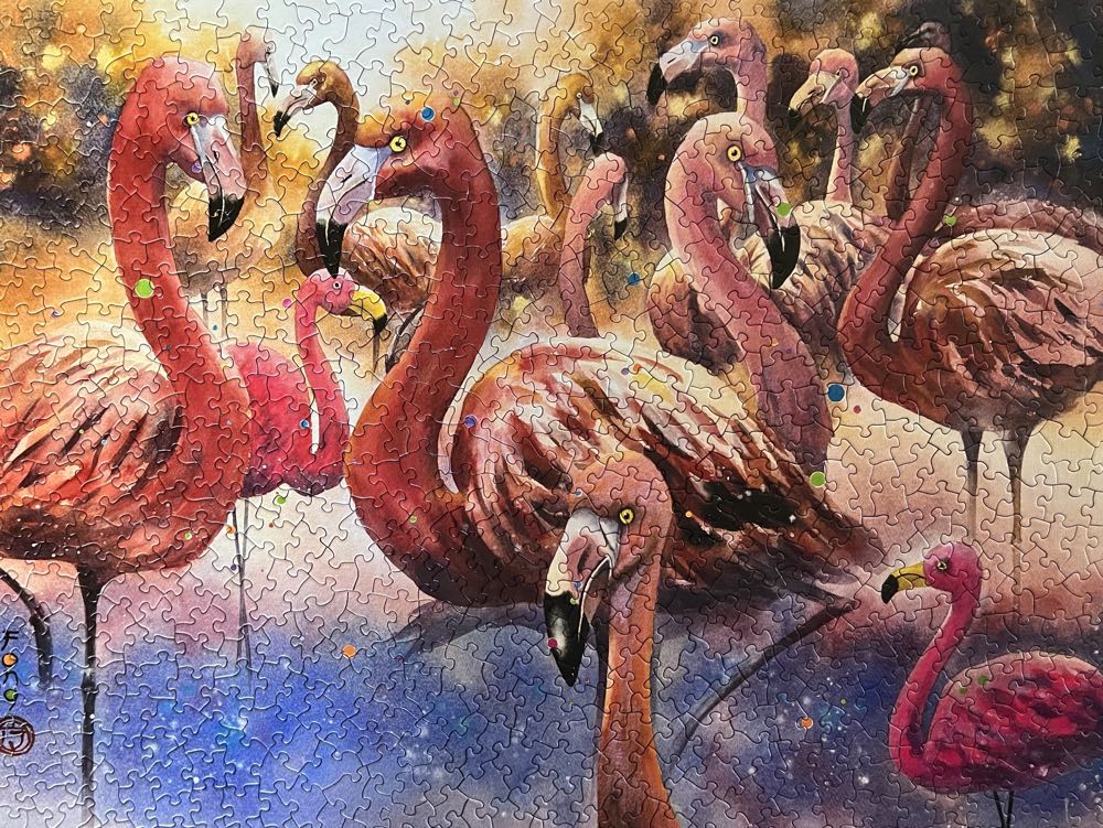 Late To The Party 750 Piece Jigsaw Puzzle - StandOut Puzzles puzzle collectible [Barcode 703856211469] - Main Image 2