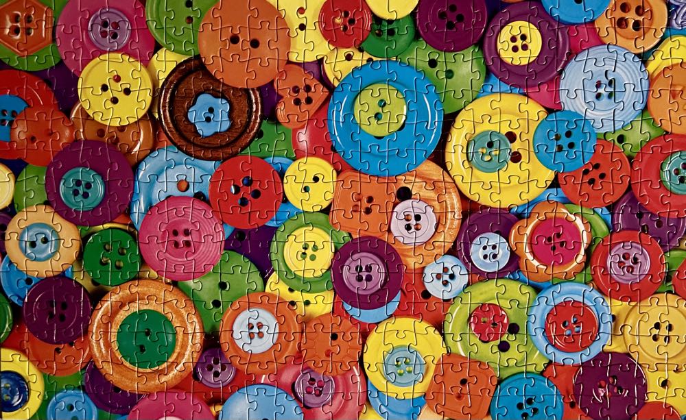 Springbok’s 36 Piece Jigsaw Puzzle Blue Birds Made In Usa