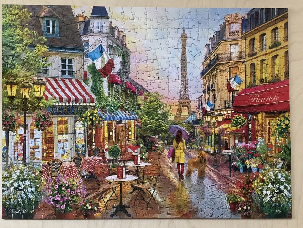 Flowers In Paris - Clementoni puzzle collectible [Barcode 8005125394821] - Main Image 2