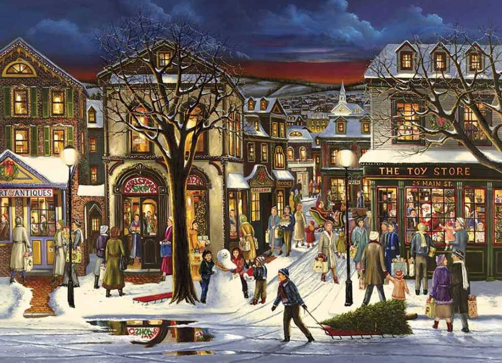 Tis the Season - Cobble Hill puzzle collectible [Barcode 625012571838] - Main Image 2
