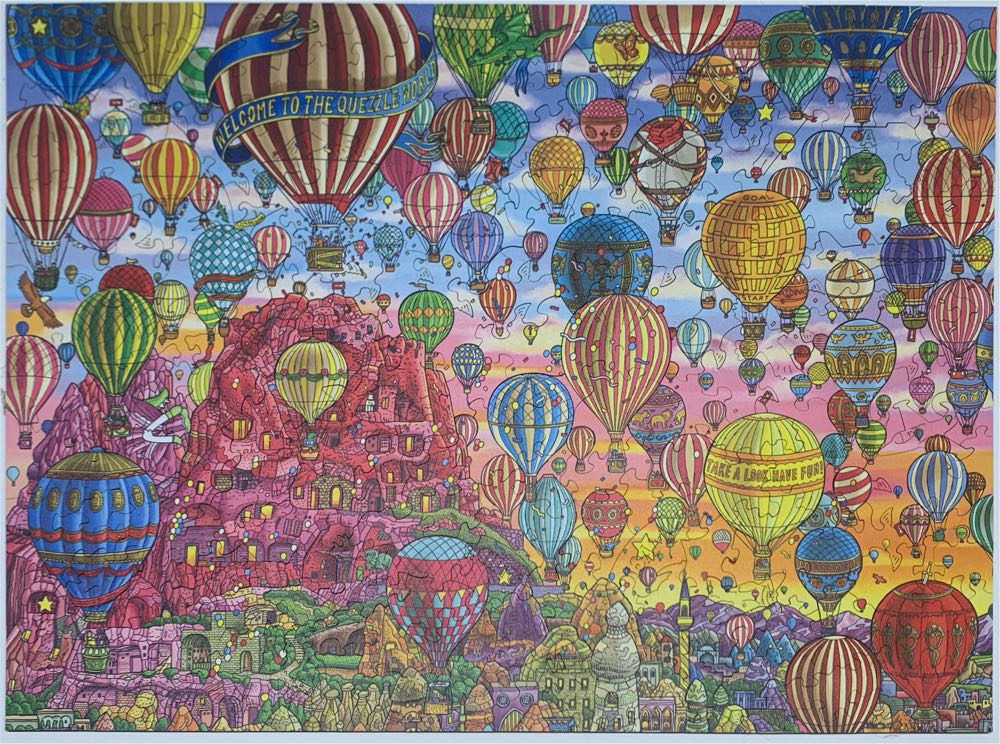 Quezzle Amazing Cappadocia (4 parts) - Unidragon puzzle collectible [Barcode 4640157451254] - Main Image 2