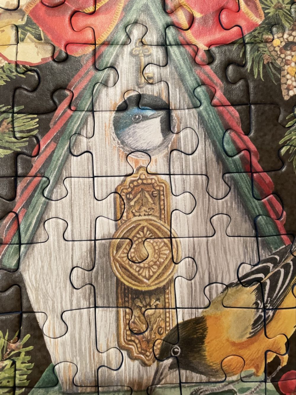 Christmas Songbirds - From Cheryl - Ravensburger puzzle collectible [Barcode 4005556168354] - Main Image 3