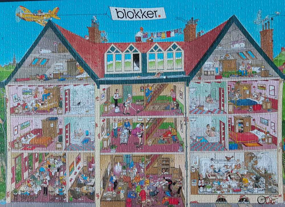 Jan van Haasteren. Hotel van der Valk. - Jumbo 1000 puzzle collectible [Barcode 8710126819906] - Main Image 3