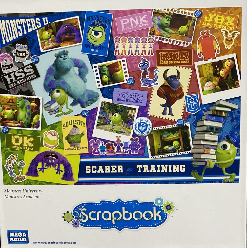Disney Scrapbook “Monsters University” - Mega Puzzles puzzle collectible [Barcode 072348509057] - Main Image 2