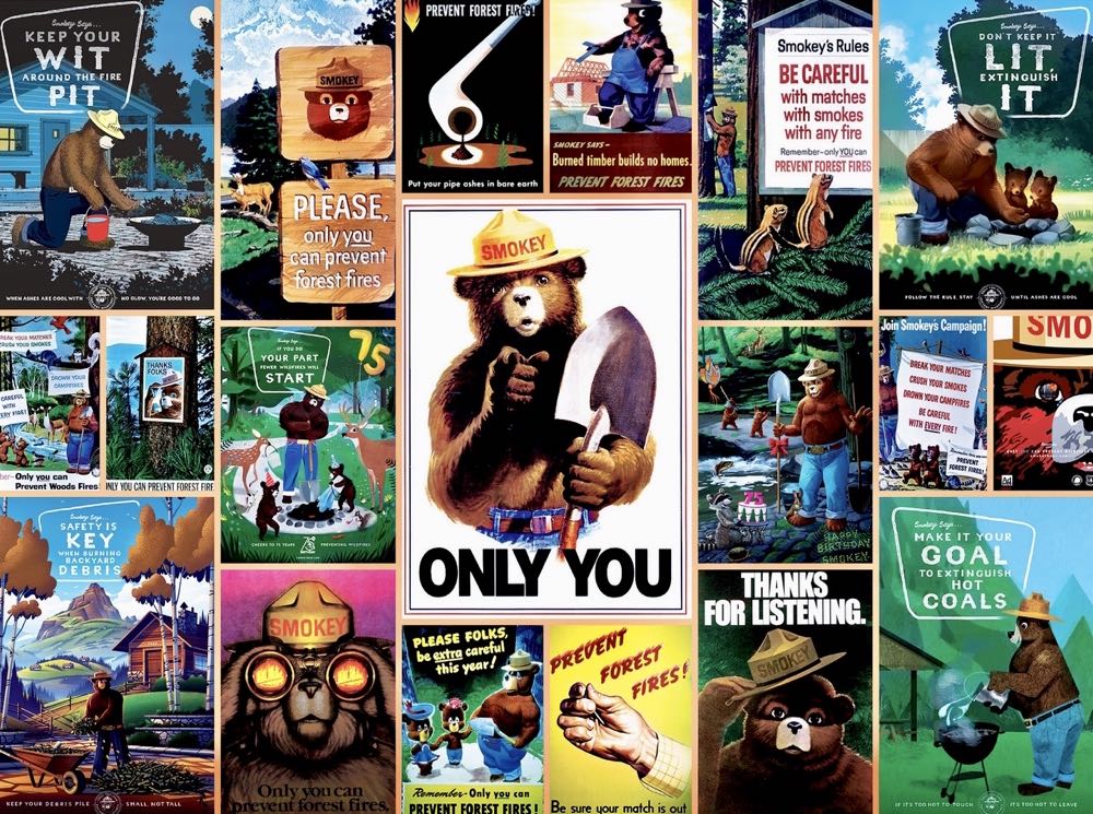 Smokey Bear Mary St John 8 00 - MasterPieces puzzle collectible [Barcode 705988321610] - Main Image 2