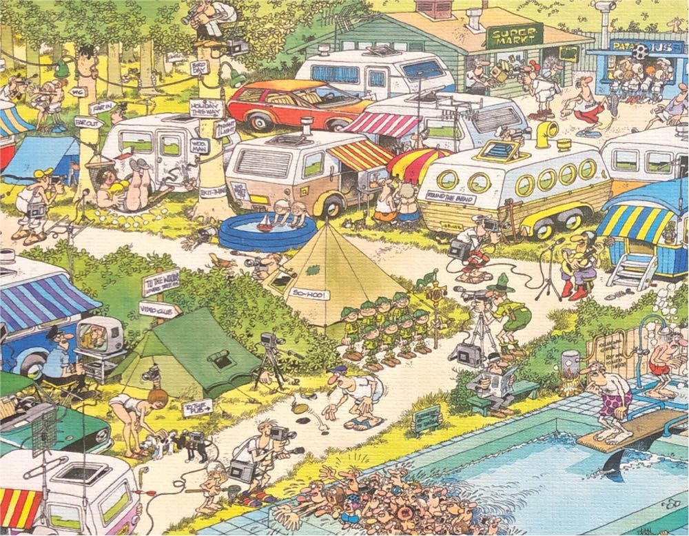 Camping Chaos - Jumbo Comics puzzle collectible [Barcode 8710126174517] - Main Image 2