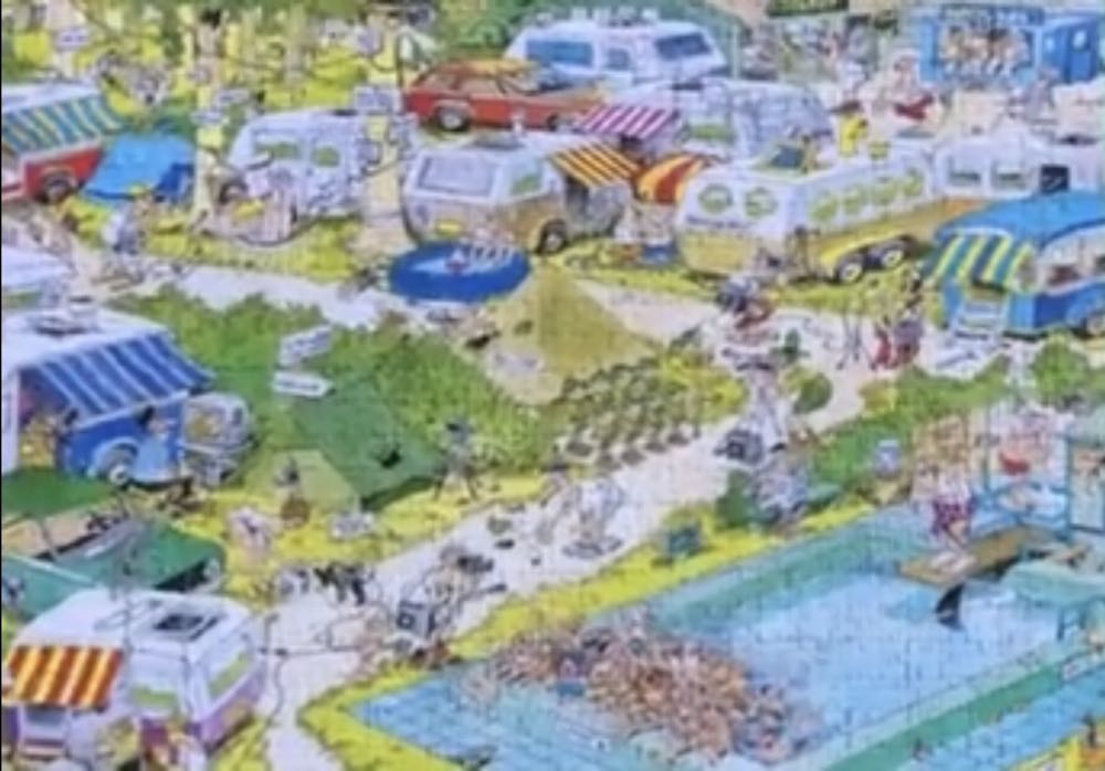 Camping Chaos - Jumbo Comics puzzle collectible [Barcode 8710126174517] - Main Image 3