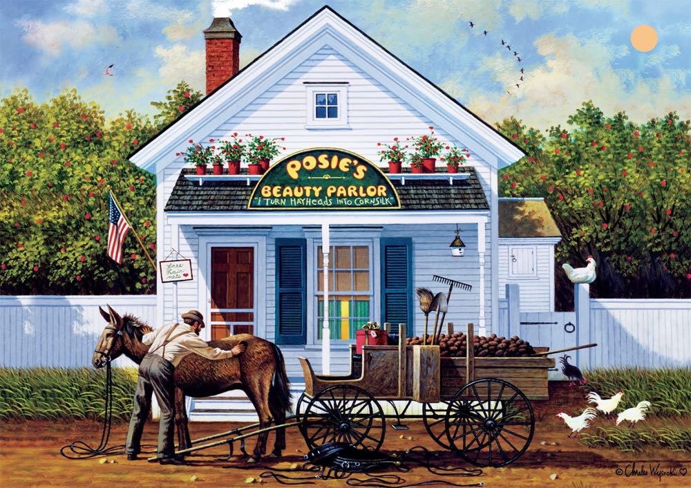 Posie’s Beauty Parlor - Buffalo puzzle collectible [Barcode 079346026937] - Main Image 2