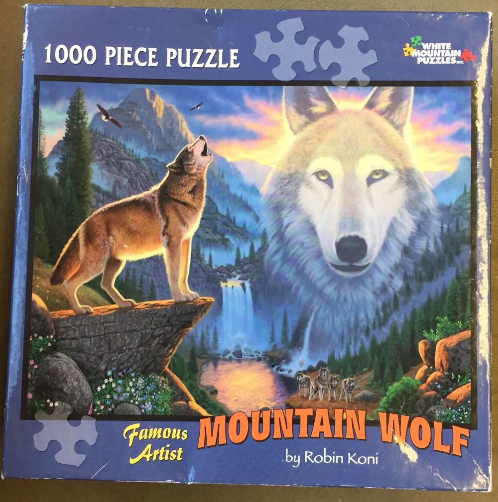 ZZ - Mountain Wolf (SOLD) - White Mountain Puzzles puzzle collectible [Barcode 724819249534] - Main Image 2