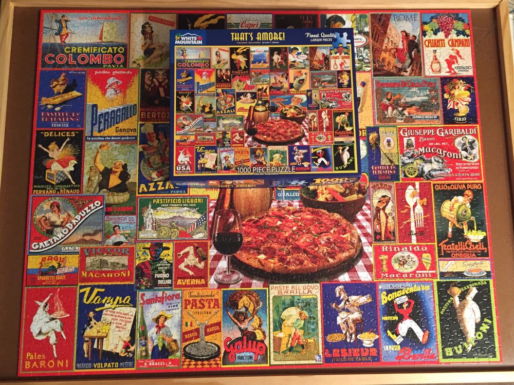 ZZ - That’s Amore! (SOLD) - White Mountain Puzzles puzzle collectible [Barcode 724819260416] - Main Image 3