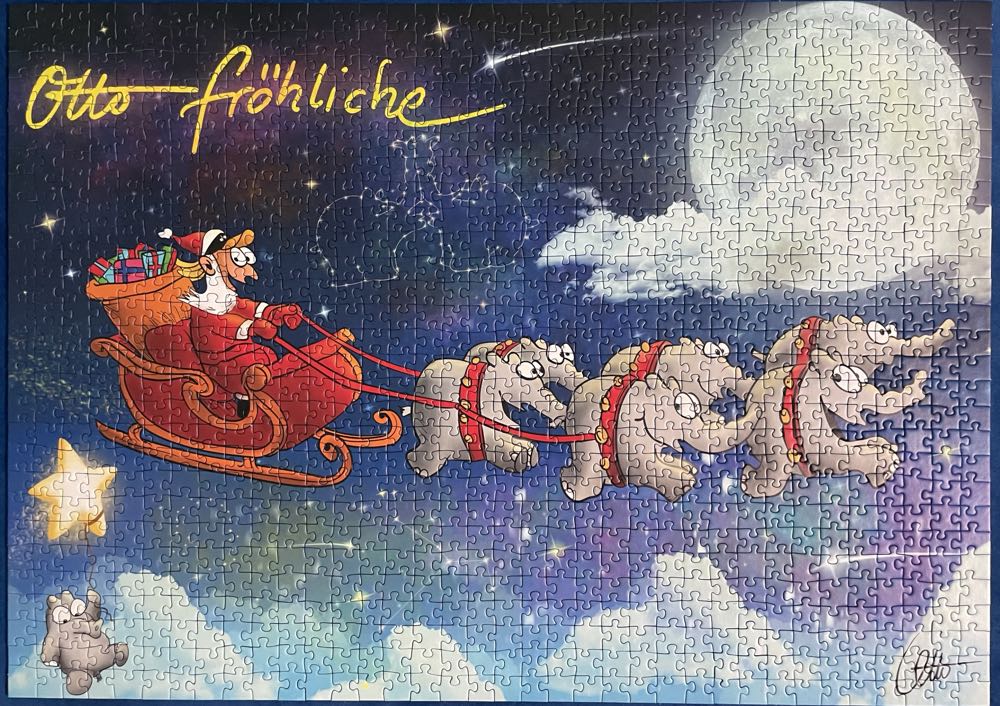 Ottifanten Schlittenfahrt - Ravensburger puzzle collectible - Main Image 2
