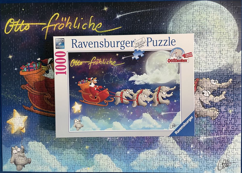 Ottifanten Schlittenfahrt - Ravensburger puzzle collectible - Main Image 3