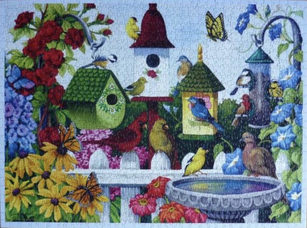 Birdhouse Heaven - SunsOut puzzle collectible [Barcode 796780629318] - Main Image 3