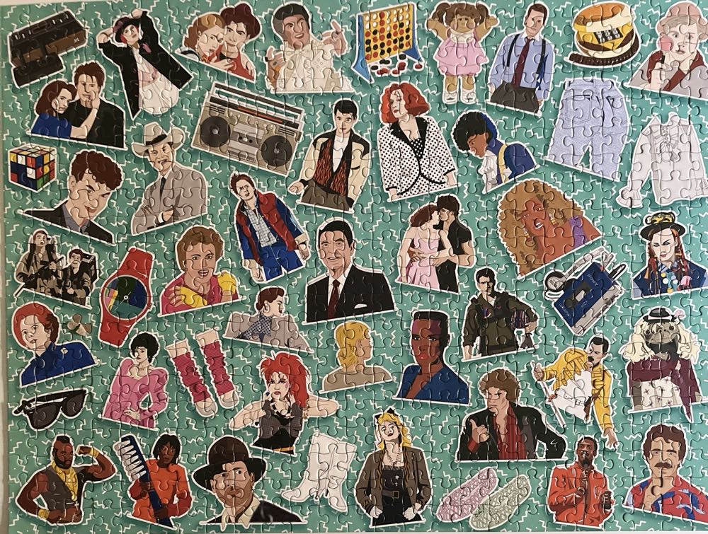 80s Icons: 500-piece Jigsaw Puzzle - Smith Street Gift puzzle collectible [Barcode 9781922417473] - Main Image 2