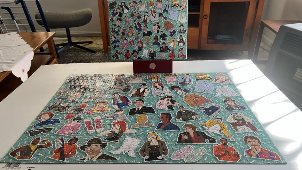 80s Icons: 500-piece Jigsaw Puzzle - Smith Street Gift puzzle collectible [Barcode 9781922417473] - Main Image 4