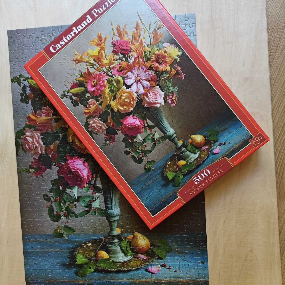 Autumn Flowers - Castroland puzzle collectible [Barcode 5904438053537] - Main Image 2