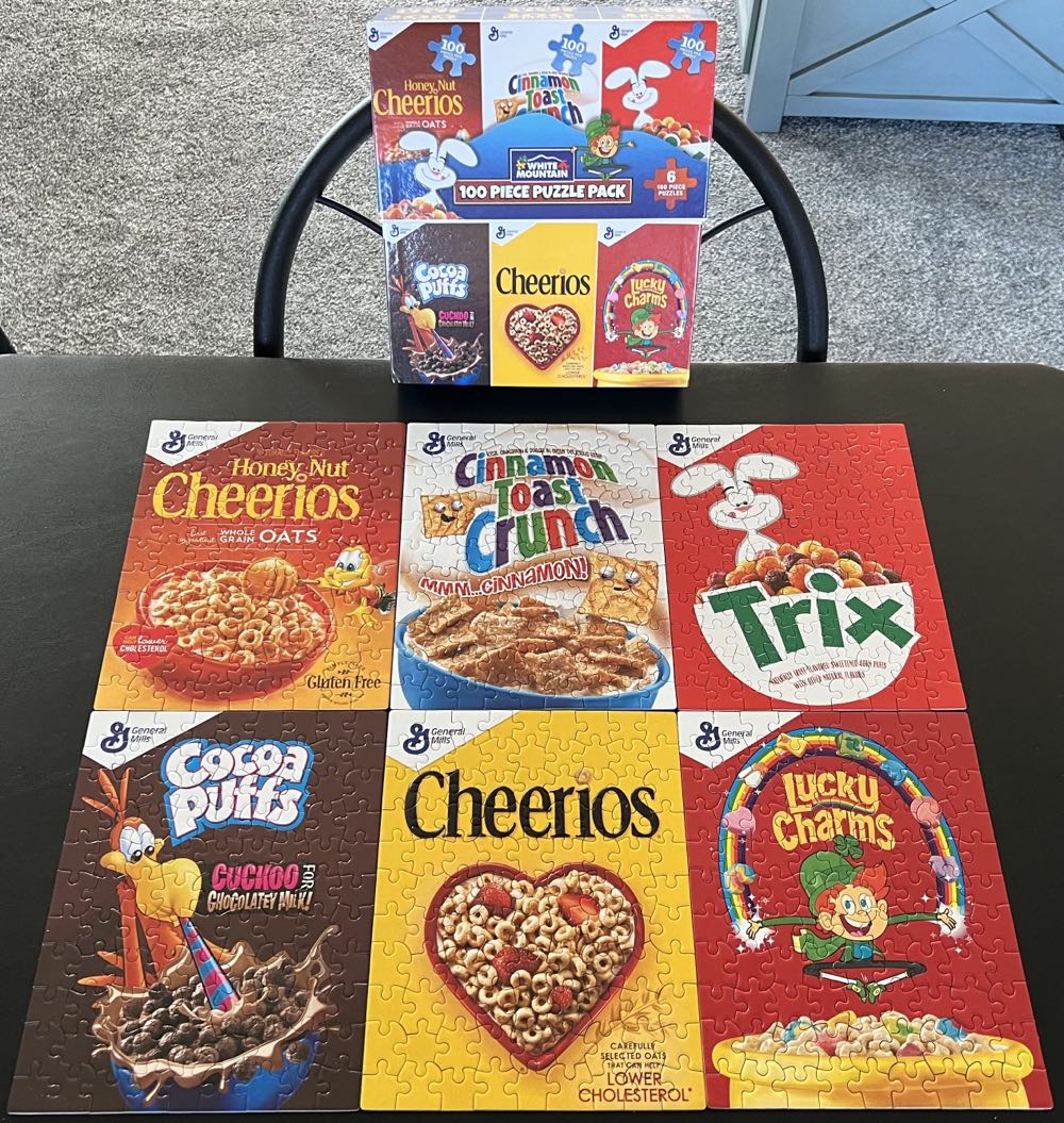 General Mills Cereal Boxes-SOLD - White Mountain puzzle collectible [Barcode 724819260669] - Main Image 3
