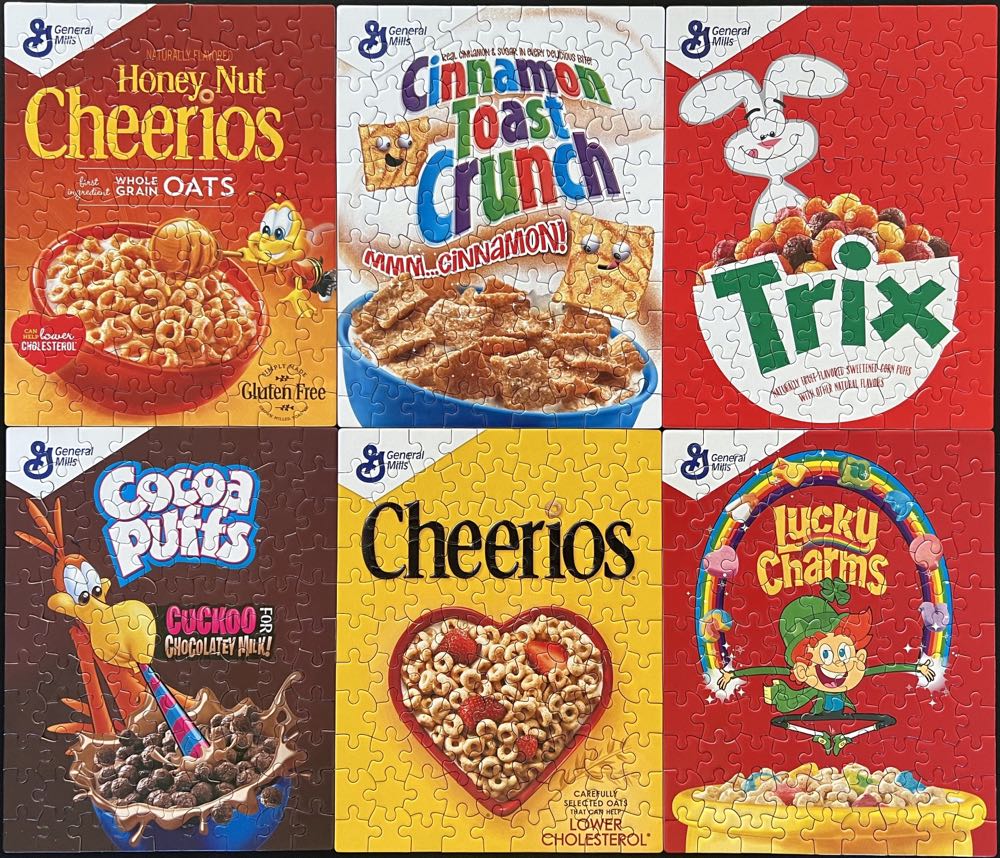 General Mills Cereal Boxes-SOLD - White Mountain puzzle collectible [Barcode 724819260669] - Main Image 4