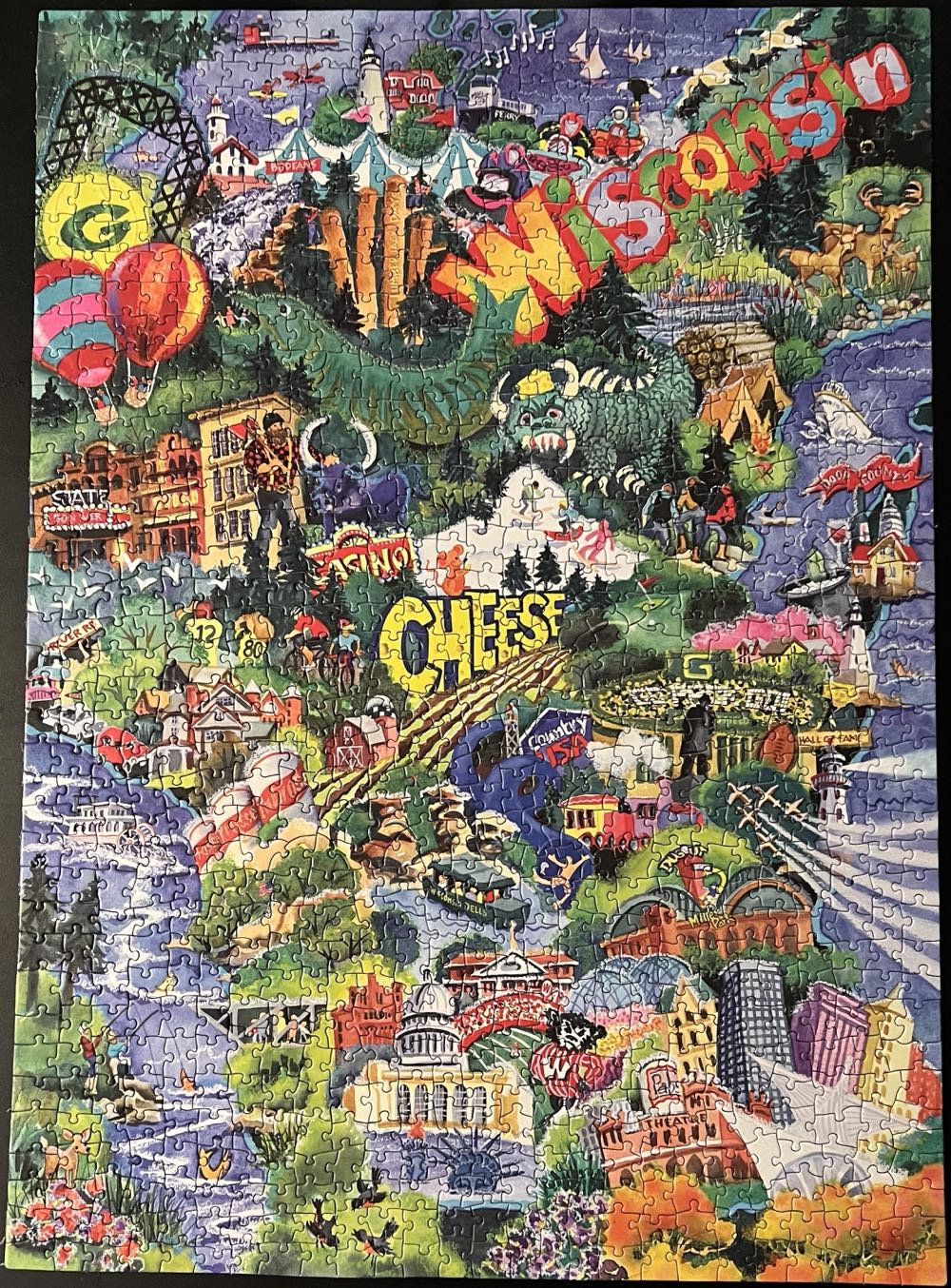 Wisconsin Spirit - Puzzle Twist puzzle collectible [Barcode 614399101097] - Main Image 2