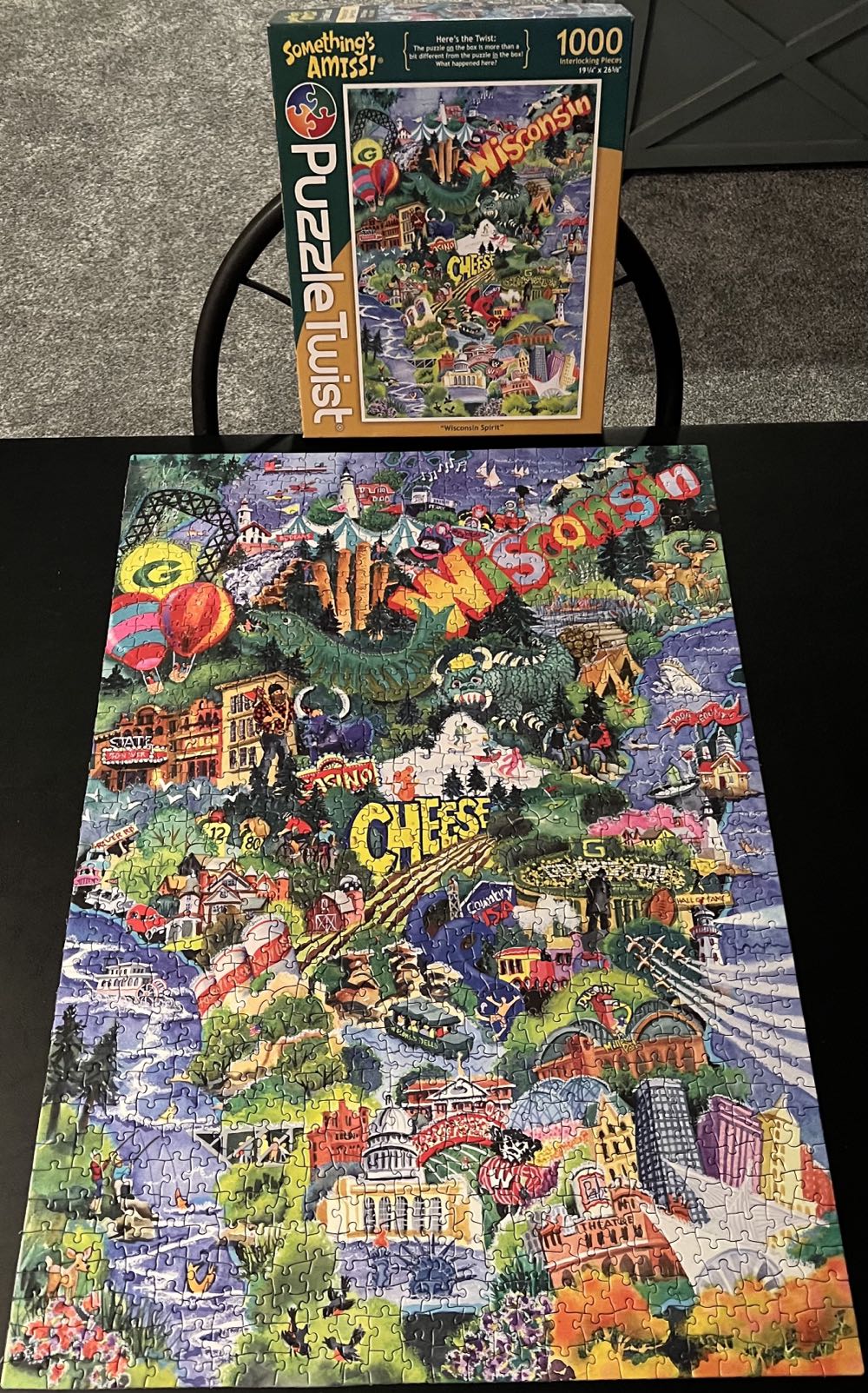 Wisconsin Spirit - Puzzle Twist puzzle collectible [Barcode 614399101097] - Main Image 3